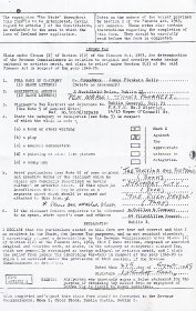 Tax exemption form for James Plunkett Kelly